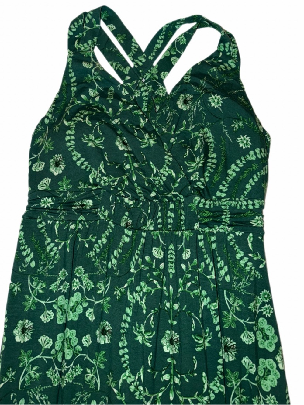 Womens Soma Maxi Tropical Print dress
w/ pockets Lined cups and strappy back xl - Picture 7 of 12